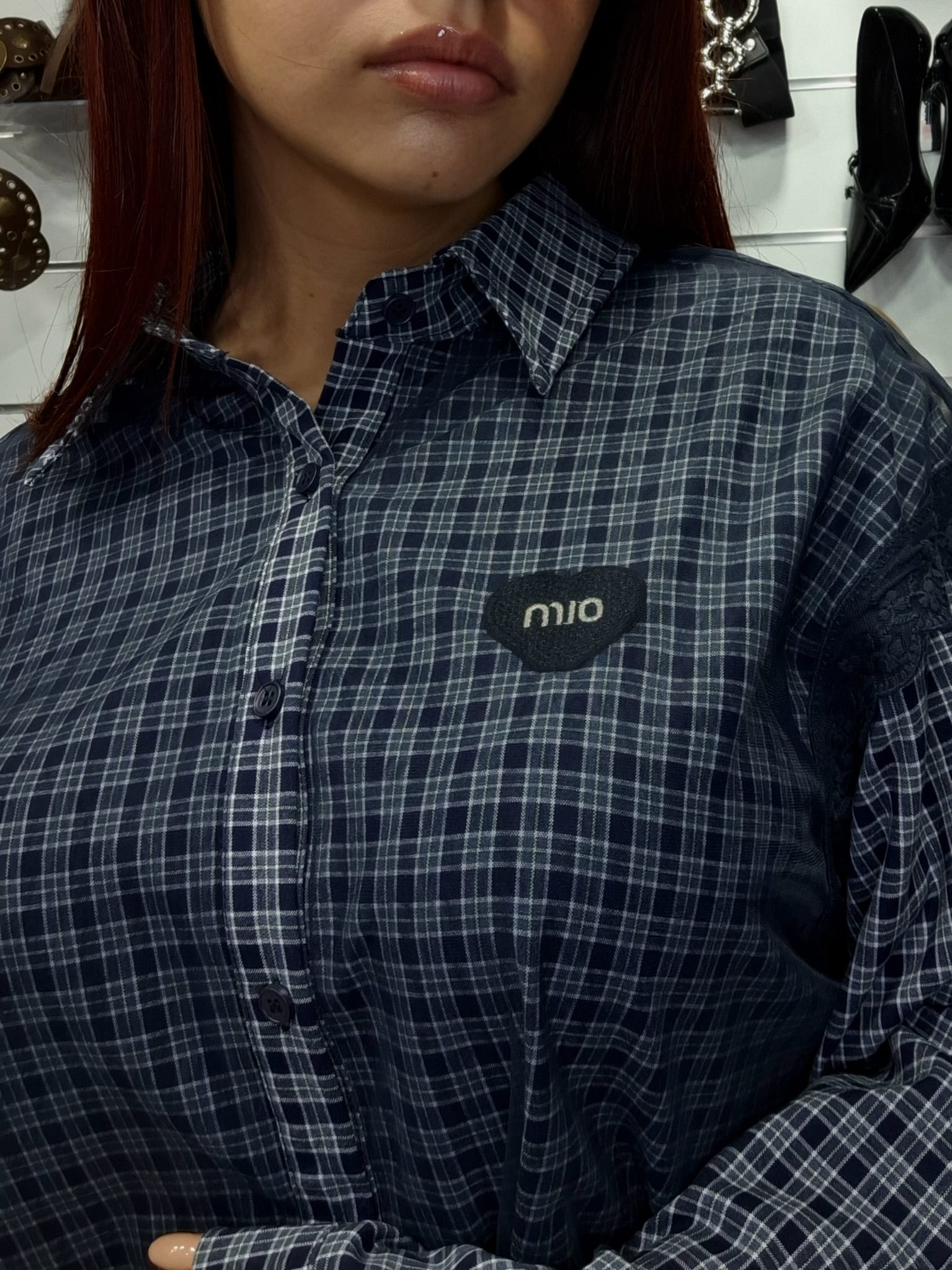 Camicia Veil Grid