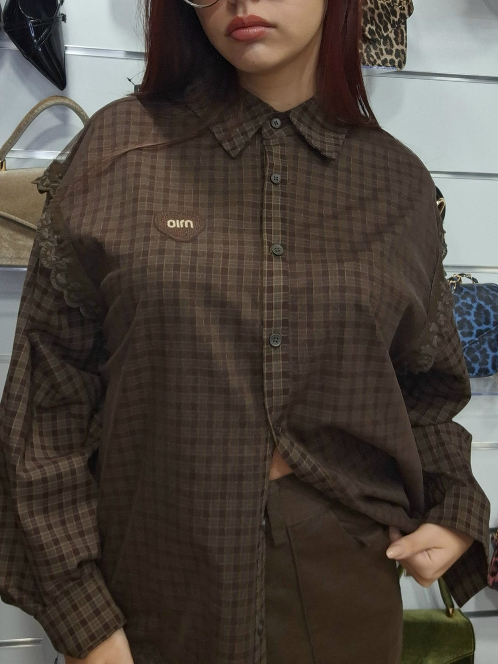 Camicia Veil Grid